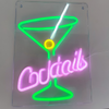 Lampka LED NEON COCKTAILS PLEXI ściemniacz + USB FPNE02X