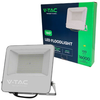 Naświetlacz LED 100W 4000K 16000lm 160lm/W IP65 V-TAC