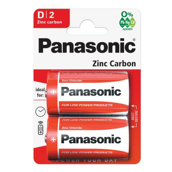 Bateria cynkowo-węglowa D R20 Blister 2 sztuki Panasonic