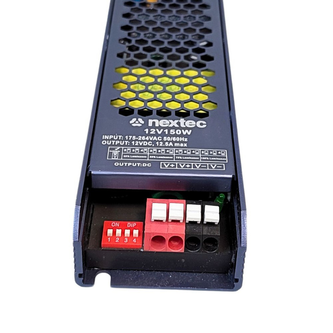 Zasilacz LED 12V 150W 12,5A IP20 BLUE miękki start ściemnianie NEXTEC
