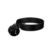 Kabel przewód przyłączeniowy z wtyczką prostą 2x1.5 3m czarny PLASTROL