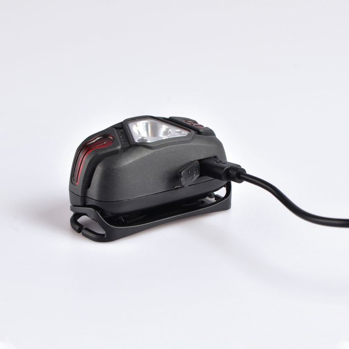 Latarka czołowa LED 5W 330lm IP67 USB-C H015 VIDEX