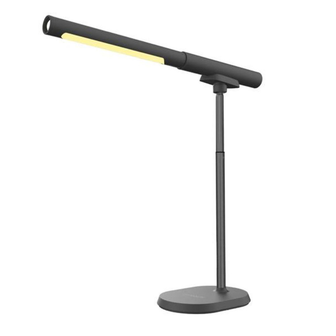 Lampka biurkowa LED 8W 2W1 latarka AMSTERDAM czarna SVENSSO