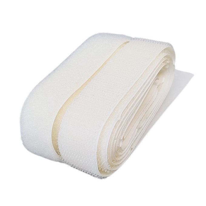Taśma rzep 1m x 20mm biała wewnętrzna TESA