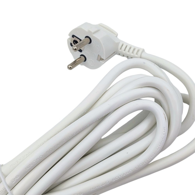 Przedłużacz 5 gniazd z uziemieniem + włącznik 5m BIAŁY DIO-0717 Dioled