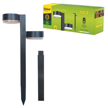 Lampa solarna wbijana LED 25lm neutralna DIO-0654 Dioled