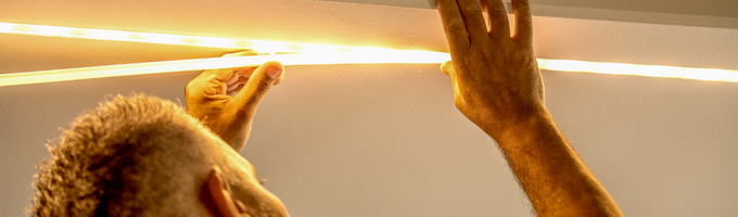 Szybkozłączka kątowa do taśm LED COB 8mm Ecolight