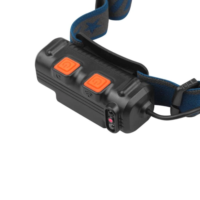 Latarka czołowaLED 5W+3W 700lm IP65 czujnik ruchu USB LXLL169 LTC