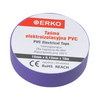 Taśma elektroizolacyjna PVC 15mm x 10m fioletowa ERKO 10 sztuk