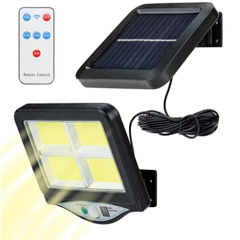 Lampa LED z panelem solarnym 250lm 4000K IP65 pilot