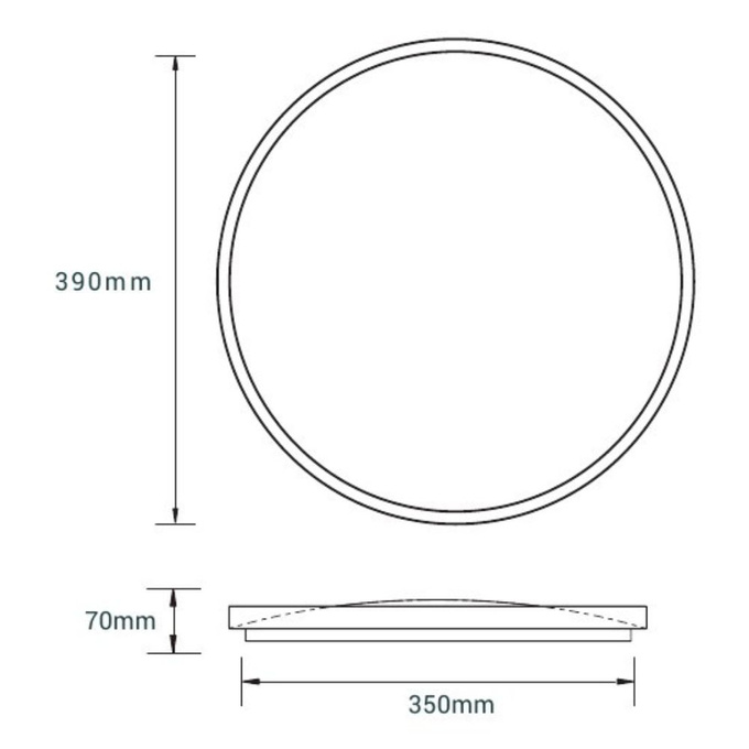 Plafon LED OLMO 36W 4000K 2160lm IP20 Led-Pol