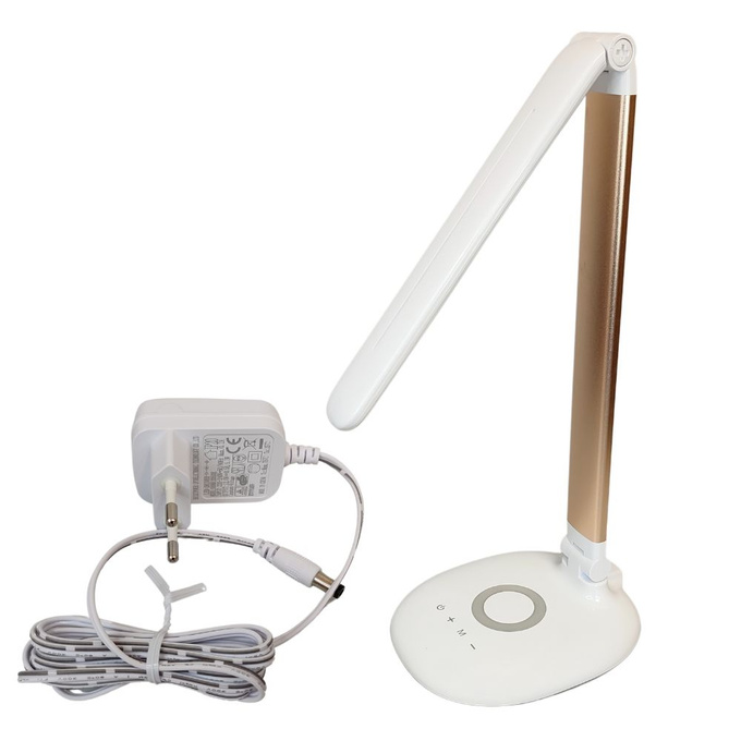 Lampka biurkowa LED 9W 520lm 3000K - 6000K CCT PICA BIAŁA Led-Pol