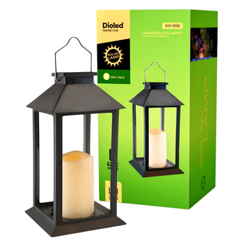 Lampion solarny świeca LED zawieszka efekt płomienia DIO-0696 Dioled