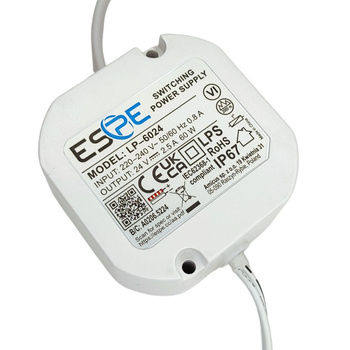 Zasilacz LED 24V 60W 2.5A IP67 DO PUSZKI HERMETYCZNY LP6024 Espe