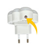 Lampka nocna LED 0,5W 2700K do kontaktu CHMURKA czujnik zmierzchu DIO-0477 Dioled