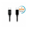 Kabel USB-C - USB-C 1m 3A 60W PD czarny Forever