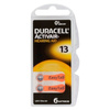 Baterie do aparatów słuchowych 13 PR48 Blister 6 sztuk Duracell Activair