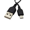 Kabel silikonowy USB-MICRO 2M 2.1A czarny XO.-NB103