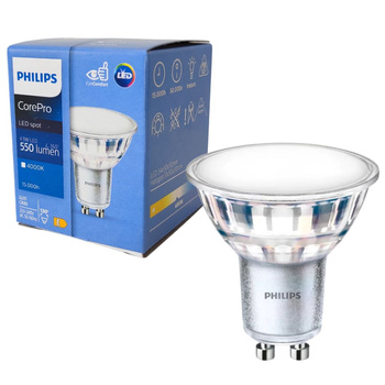 Żarówka LED GU10 4.9W 4000K 550lm barwa neutralna PHILIPS