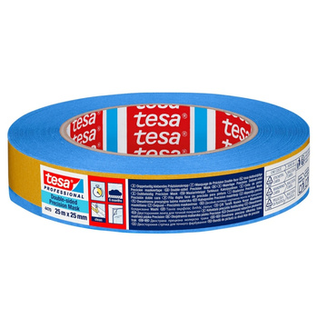 Taśma malarska dwustronna 25m x 25mm niebieska TESA