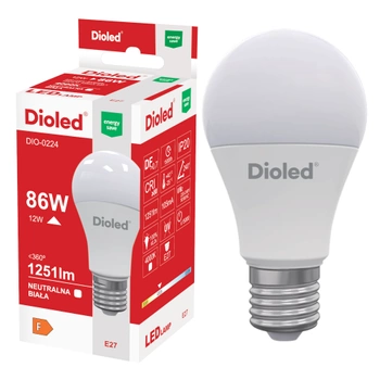 Żarówka LED E27 12W 4000K 1251lm DIO-0224 DIOLED