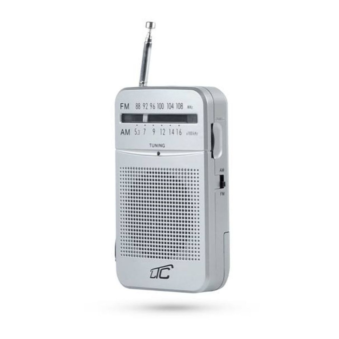 Radio kieszonkowe AM/FM/AUX srebrne LEGA LTC2029 LTC