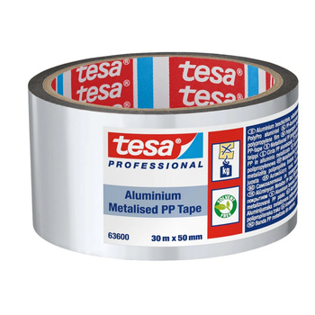 Taśma aluminiowa izolacyjna metalizowana 30m x 50mm TESA