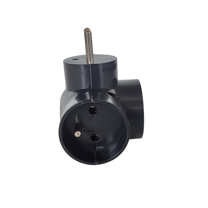 Rozgałęźnik 3 gniazda 3x2P+Z R-31 czarny Timex
