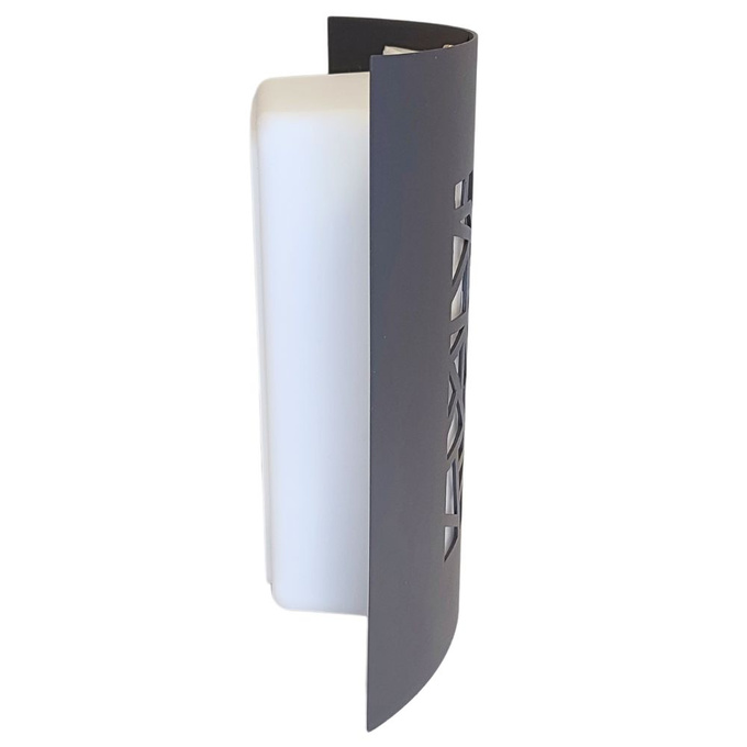 Lampa elewacyjna kinkiet LED E27 IP44 ZOE GREY Led-Pol