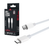 Kabel 2x USB-C 1m 20W PD 3.0 BIAŁY MXUC-05 MaXlife