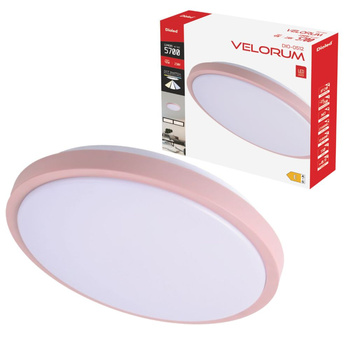 Plafon lampa LED VELORUM 48W CCT 5700lm różowy DIO-0512 Dioled