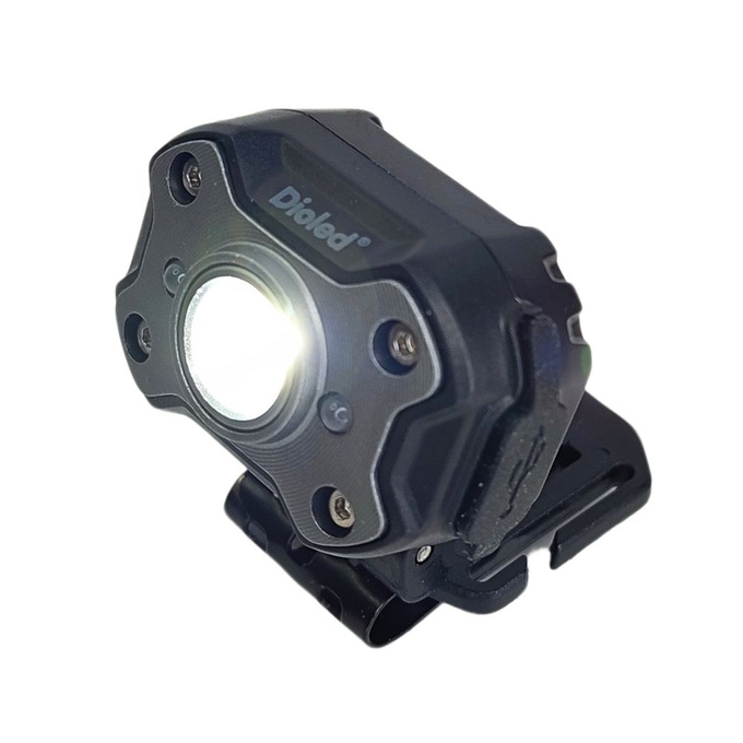 Latarka czołowa LED akumulatorowa 7W 400lm USB-C SILVER V32 ADVENTURE Dioled