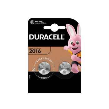 Bateria litowa pastylkowa CR2016 Blister 2 sztuki Duracell