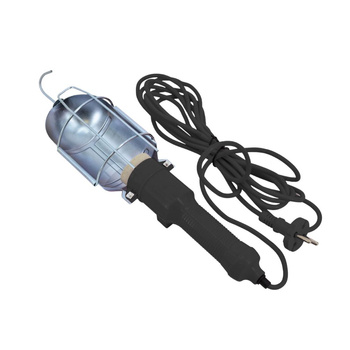 Lampa warsztatowa 1xE27 czarna kabel 6m hak DIO-0659 DIOLED