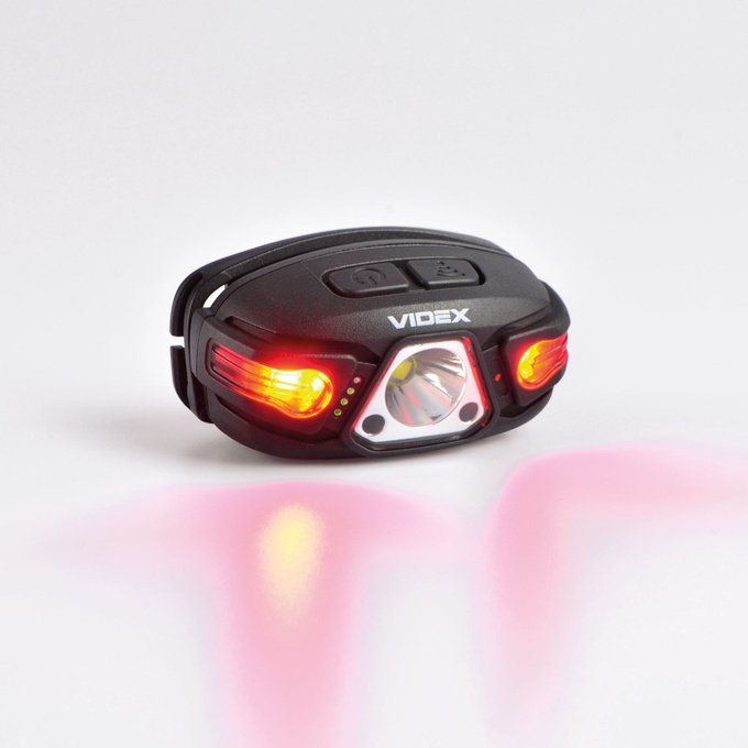 Latarka czołowa LED 5W 330lm IP67 USB-C H015 VIDEX