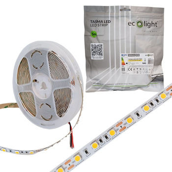 Taśma LED 12V 5m 14,4W/m 3000K 800lm/m 5050 IP20 Ecolight