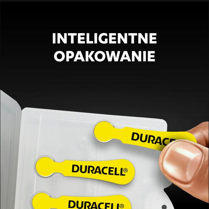 Baterie do aparatów słuchowych 13 PR48 Blister 6 sztuk Duracell Activair