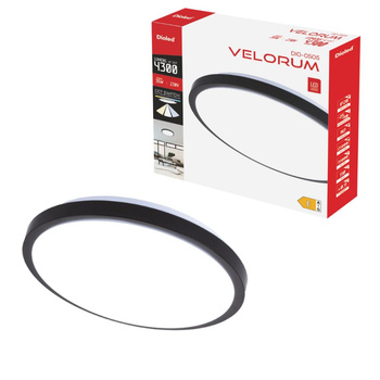 Plafon lampa LED VELORUM 36W CCT 4300lm czarny DIO-0505 Dioled
