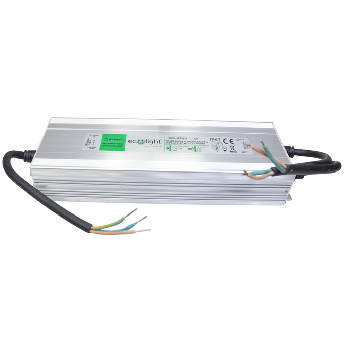 Zasilacz LED 12V 250W 20.83A IP67 HERMETYCZNY Ecolight