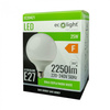 Żarówka LED G120 E27 25W 3000K 2250lm barwa ciepła GLOBE Ecolight