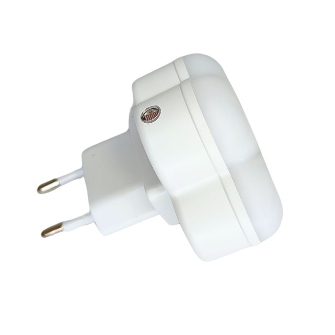 Lampka nocna LED 0,5W 2700K do kontaktu CHMURKA czujnik zmierzchu DIO-0477 Dioled