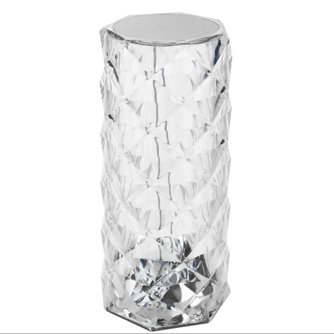 Lampka bezprzewodowa LED CCT 3 barwy światła KRYSZTAŁ USB-C Q004