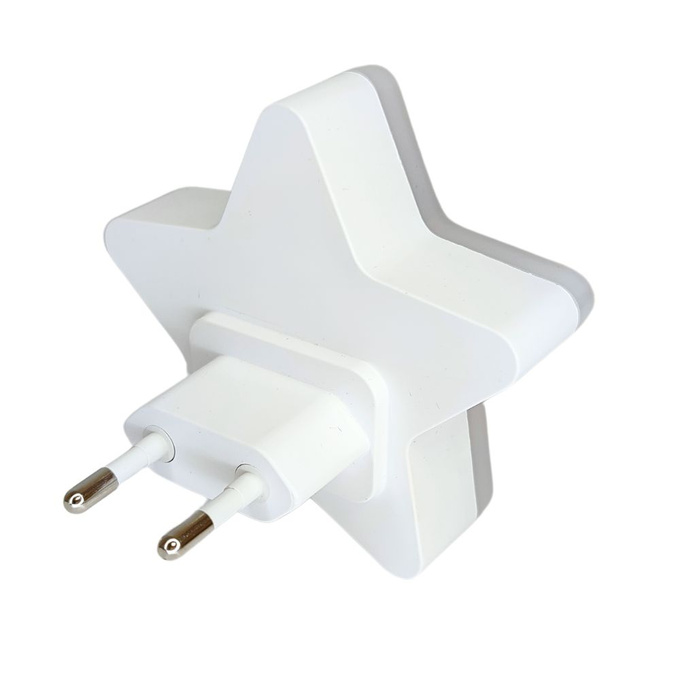 Lampka nocna LED 0,5W 2700K do kontaktu GWIAZDKA czujnik zmierzchu DIO-0467 Dioled