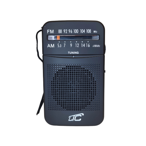 Radio kieszonkowe AM/FM czarne LEGA LTC