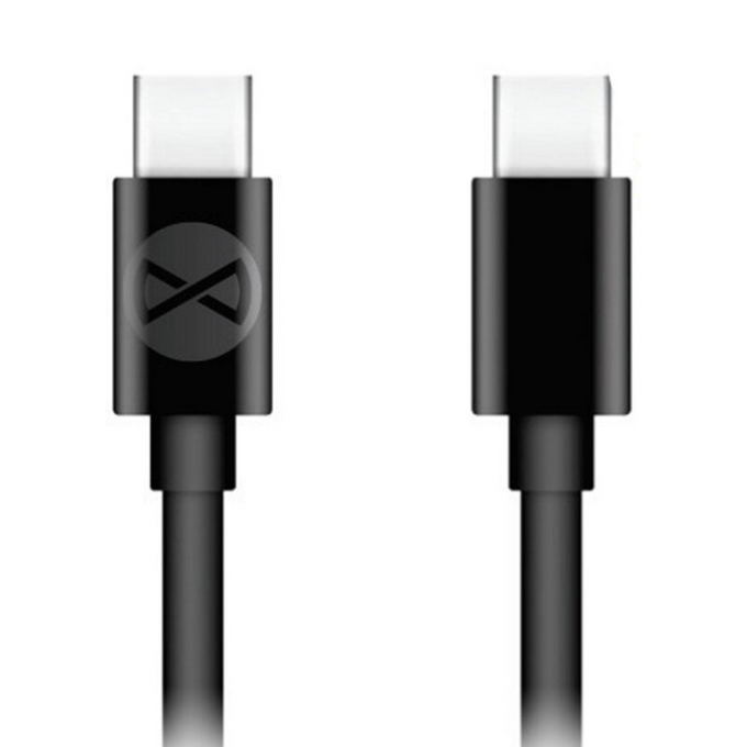 Kabel USB-C - USB-C 1m 3A 60W PD czarny Forever