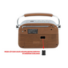 Radio przenośne NIDA RETRO AM/FM/MP3/USB/SD LTC2027 LTC