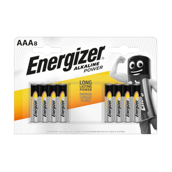 Baterie alkaliczne AAA LR3 Blister 8 sztuk Energizer