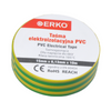 Taśma elektroizolacyjna PVC 15mm x 10m żółto-zielona ERKO 10 sztuk