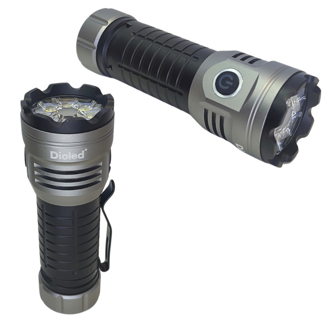 Latarka LED ręczna akumulatorowa 30W 3000lm USB-C magnes V38 ADVENTURE Dioled