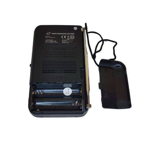 Radio kieszonkowe AM/FM czarne LEGA LTC